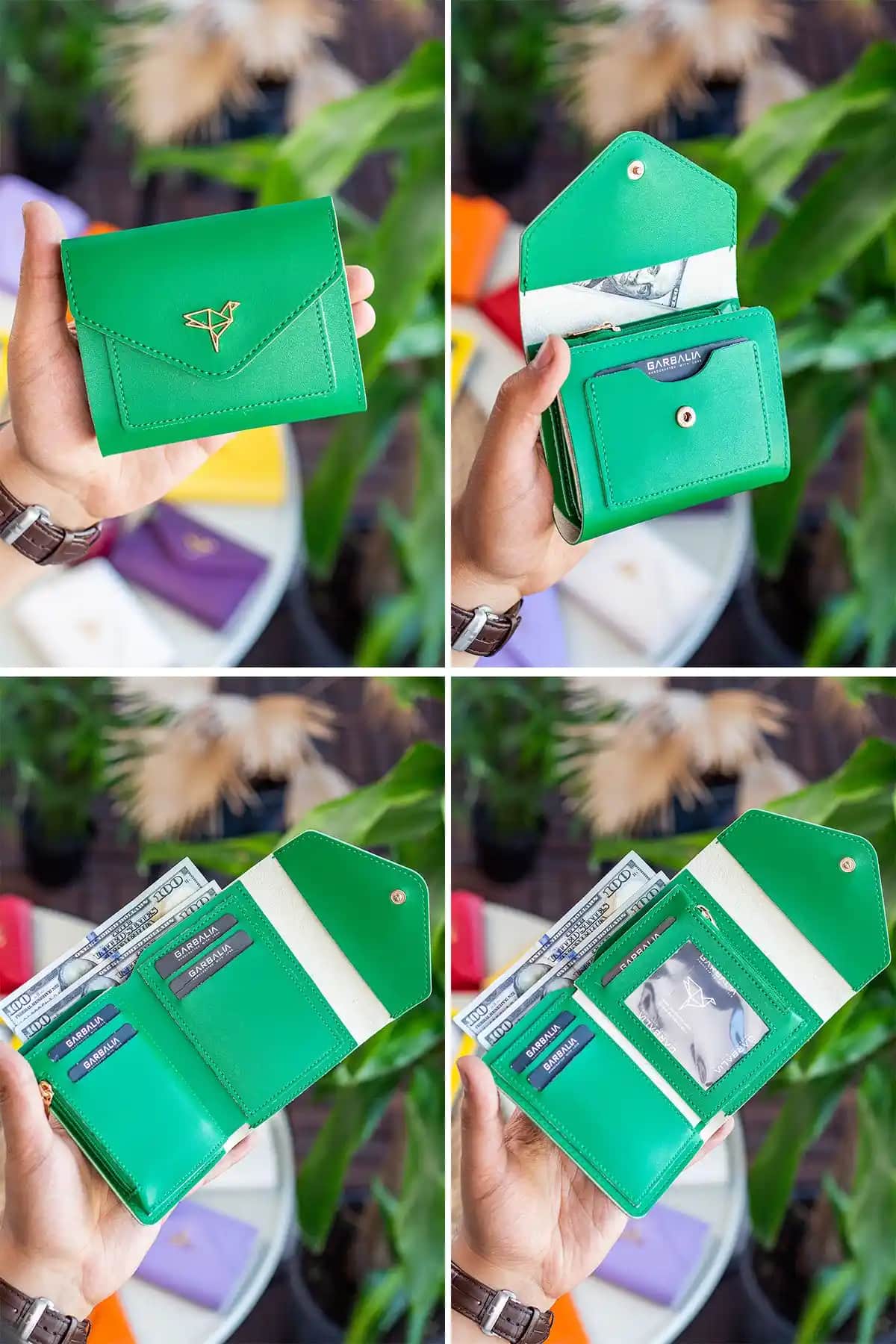 Garbalia Columbia Vegan Deri ve Grande 3603 Hakiki Deri Kadın Cüzdanları Karşılaştırması