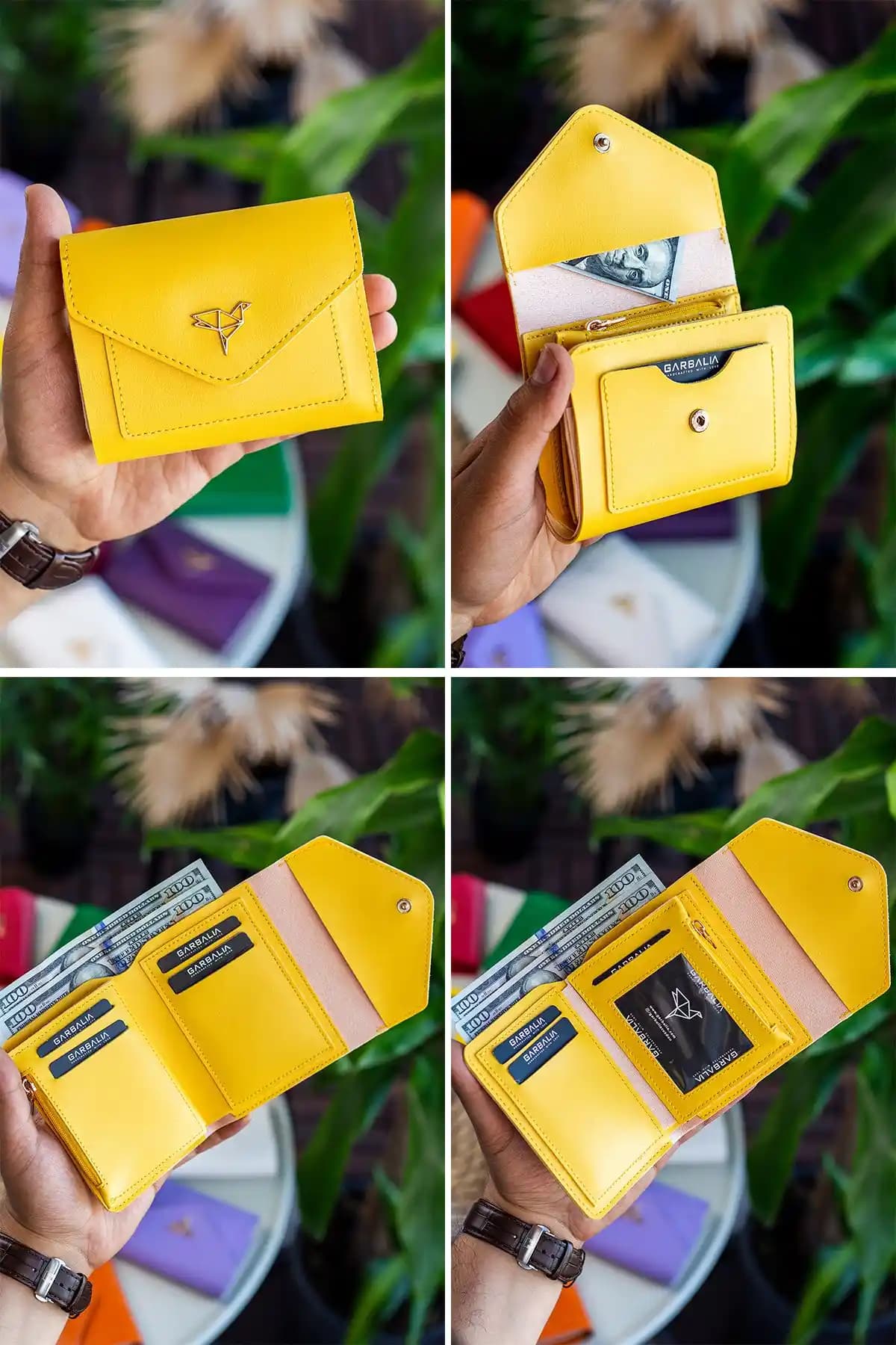 Garbalia Kadın Vegan Deri Cüzdanları Karşılaştırması: Colombia ve Lviv Modelleri