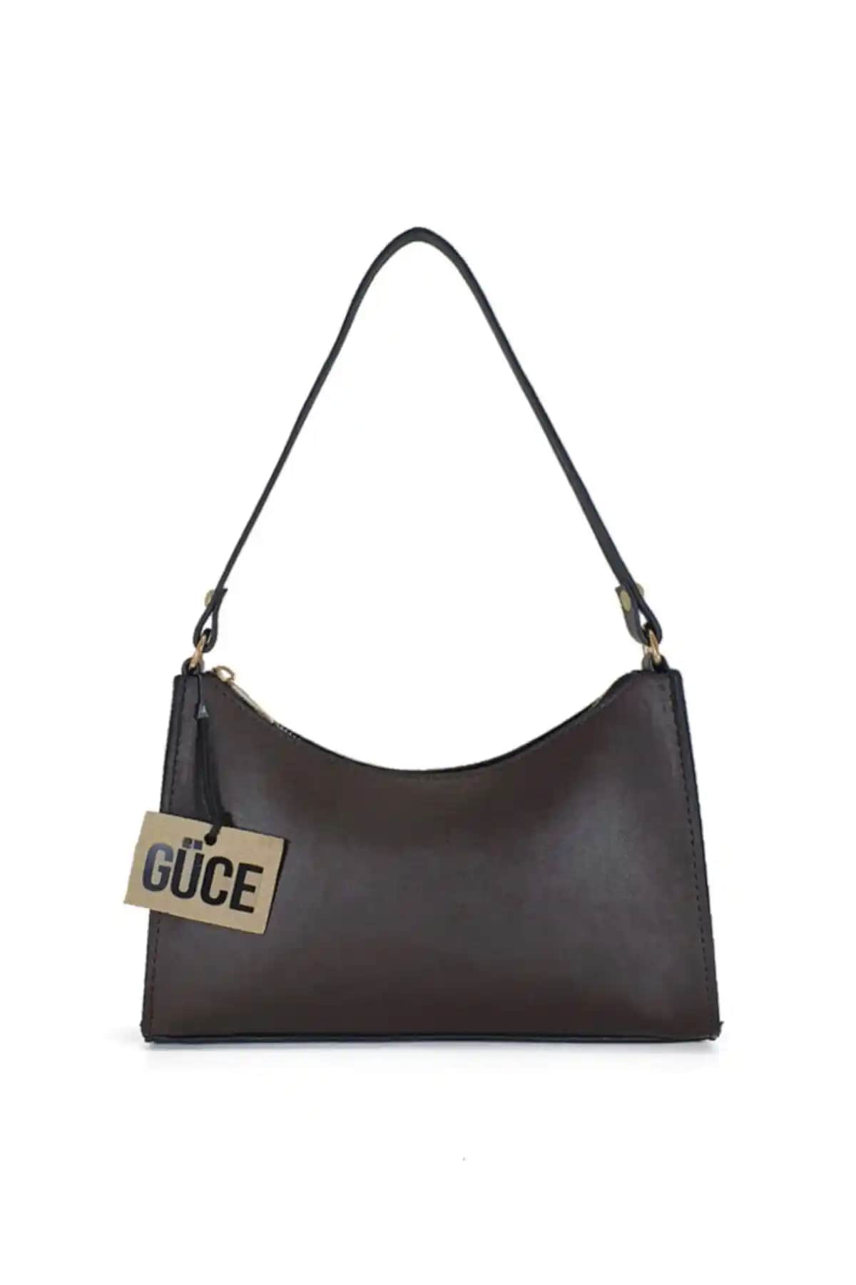 Güce Acı Kahverengi Baget Çantası ve Nothing Kadın Gold Tokalı Çanta Karşılaştırması