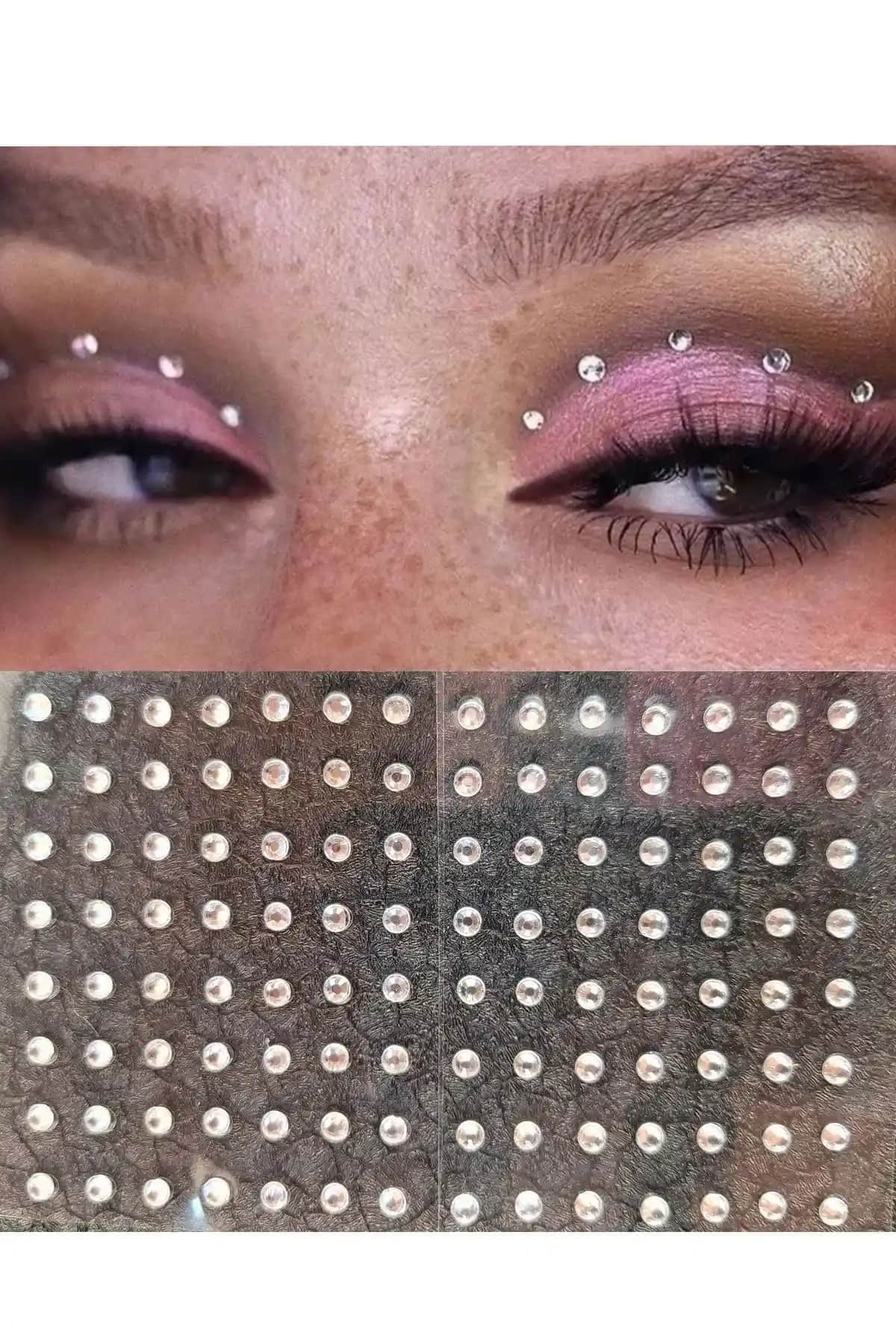 Gülpeşe Vücut ve Yüz Taşı ile H&E Design Incili Sticker Karşılaştırması