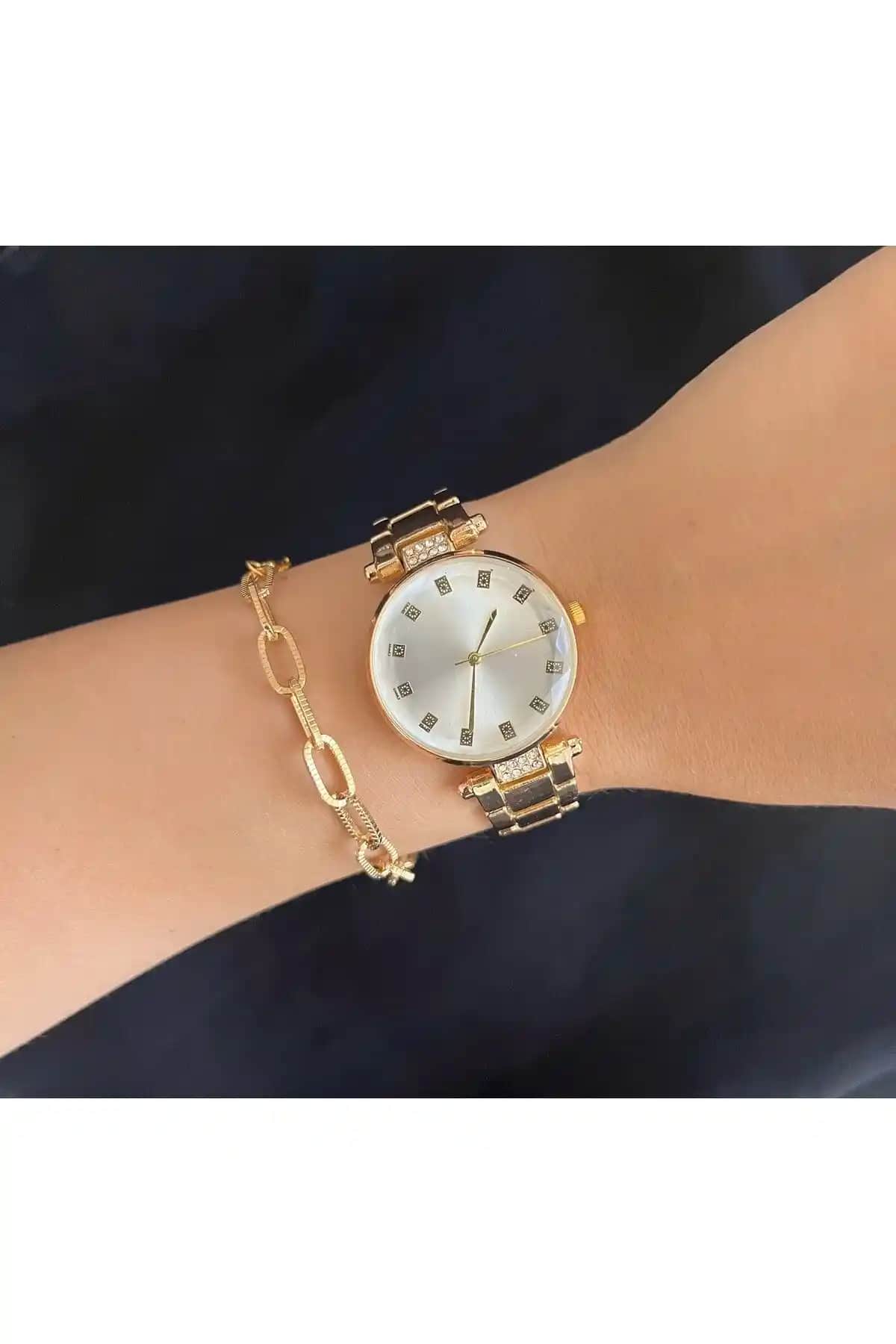 Kadın Kol Saatleri Karşılaştırması: CLUPPOLOON Metal ve Forentina Altın Kaplı Saatler