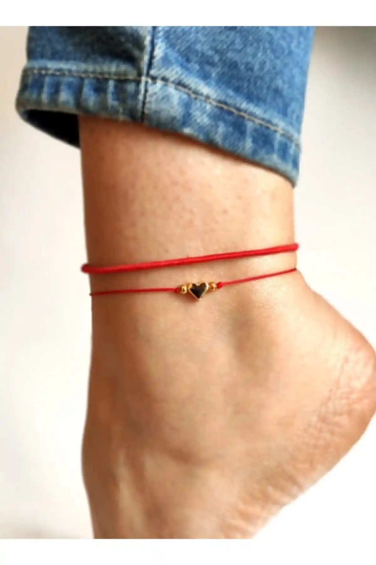 Lade Kırmızı İp Halhal ve New Obsessions Maviş Pullu Halhal Karşılaştırması