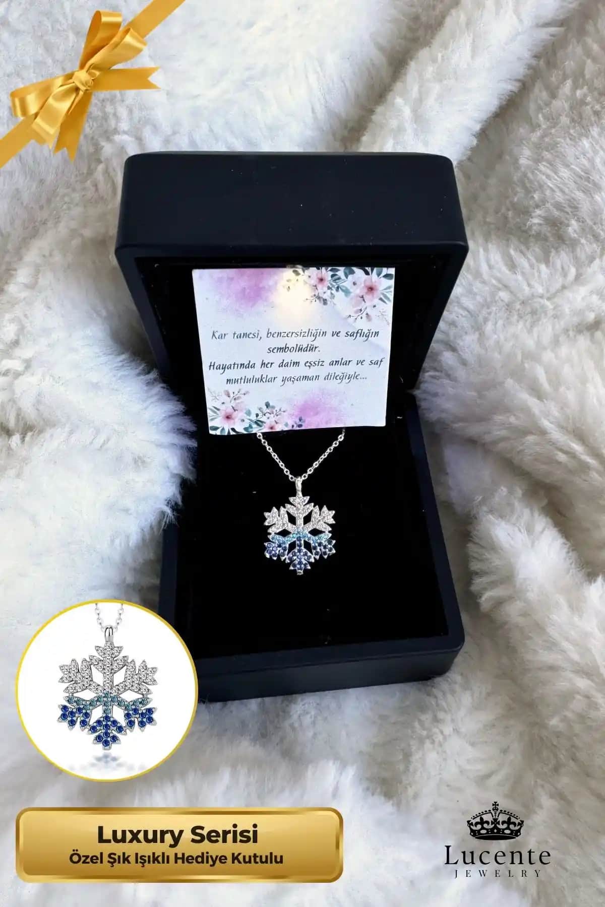 Lucente Jewellery ve MAGNAMINA Kar Tanesi Gümüş Kolye Karşılaştırması