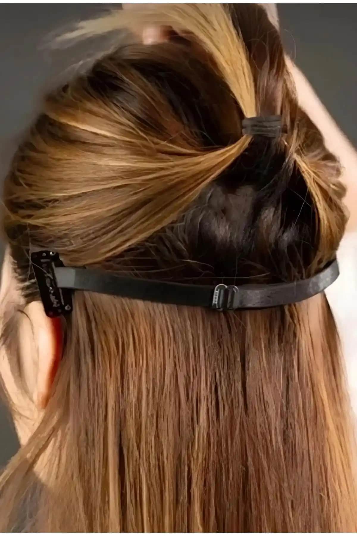 Monalisa Kadın Siyah Yüz Germe Botoks Tokası ve İnci Mandal Toka Karşılaştırması