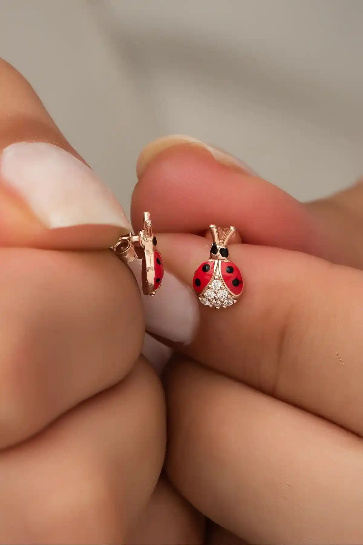 NEREZE 925 Ayar Gümüş Küpe Karşılaştırması: Minik Uğur Böceği ve Deniz Yıldız Tasarımları