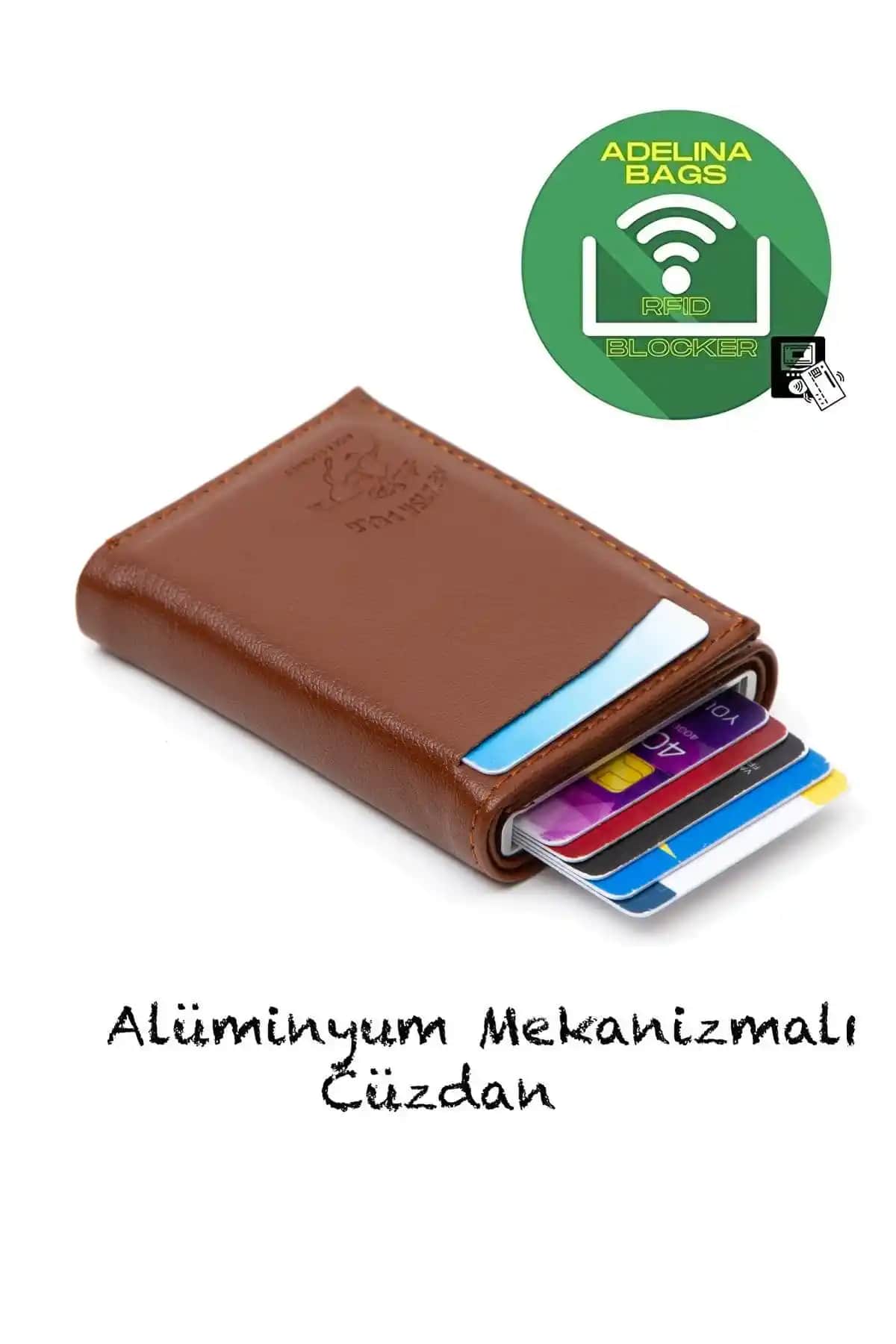 Newish Adelina Unisex Kahverengi ve Koyu Kahve Deri Kartlık Cüzdan Karşılaştırması