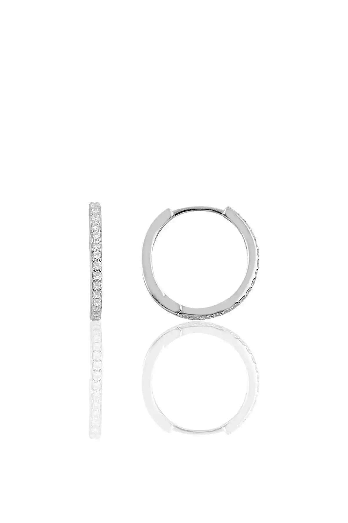 Söğütlü Silver Gümüş 17 Mm Rodyum ve Rose Zirkon Taşlı Tamtur Halka Küpe Karşılaştırması