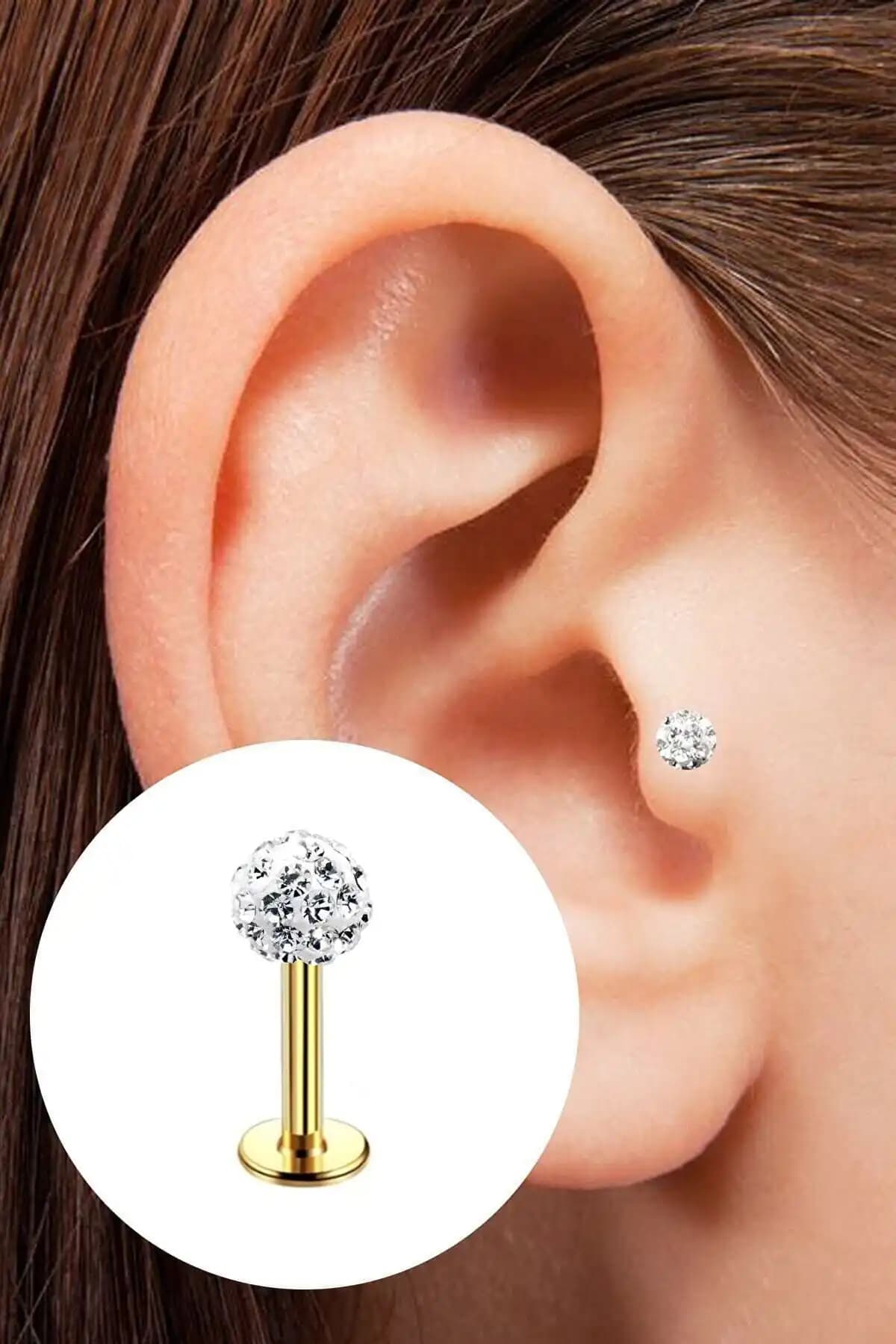 Vilma Aksesuar Kristal Taşlı ve Cerrahi Çelik Piercing Karşılaştırması 1