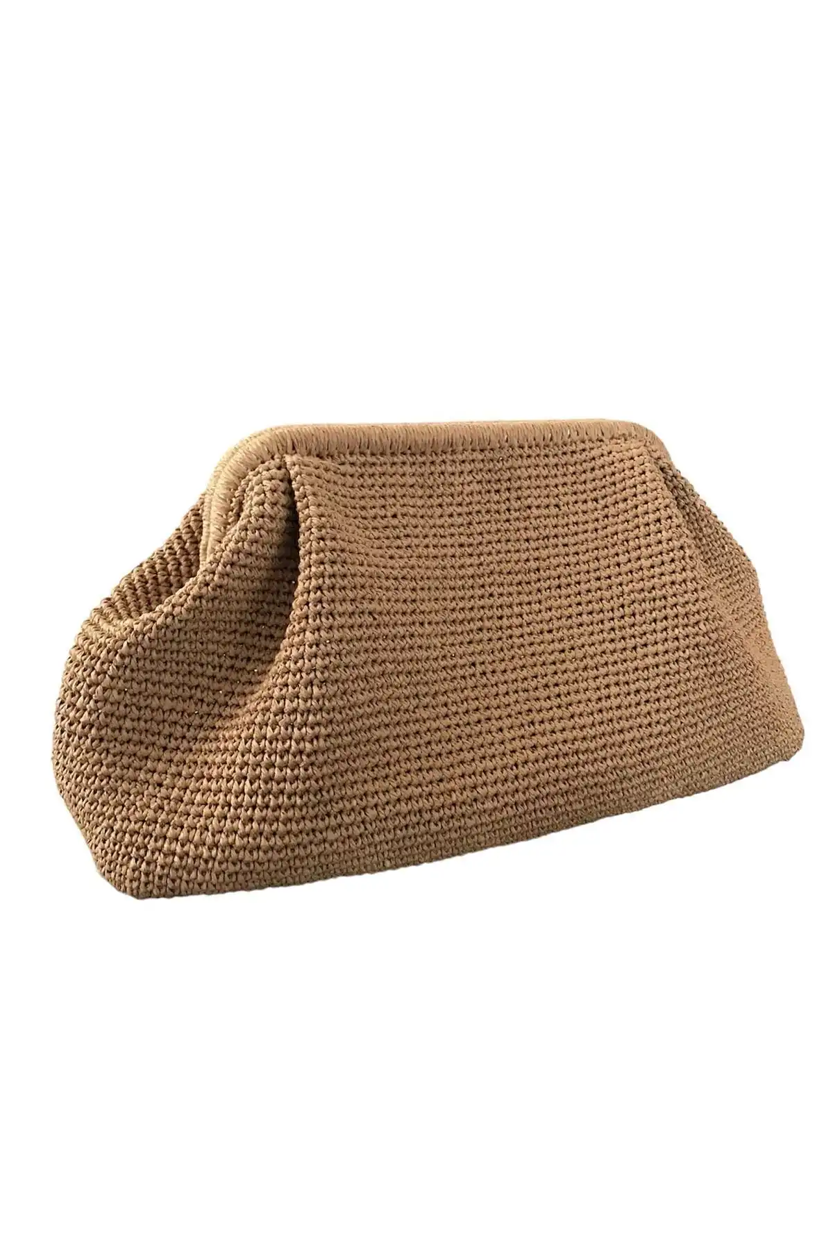 Genel Markalar STD Kadın Hasır Örgü Clutch El Çantası Klasik İncelemesi