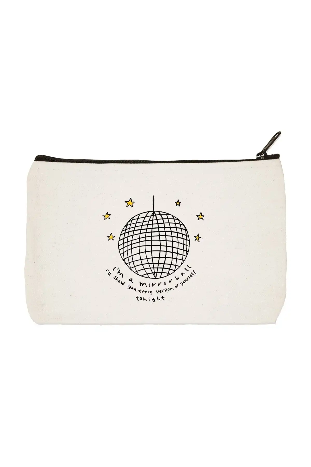 designedfy Clutch Mirrorbal Baskılı Bez Makyaj Çantası Ürün İncelemesi