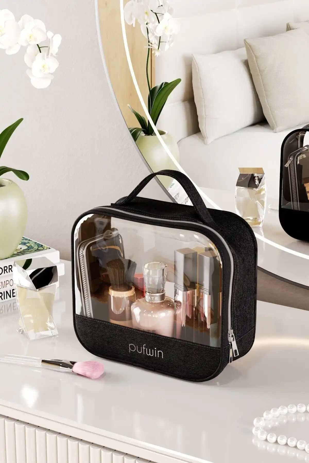 Pufwin Home Makyaj ve Kozmetik Düzenleme Çantası ile Estetik ve Pratik