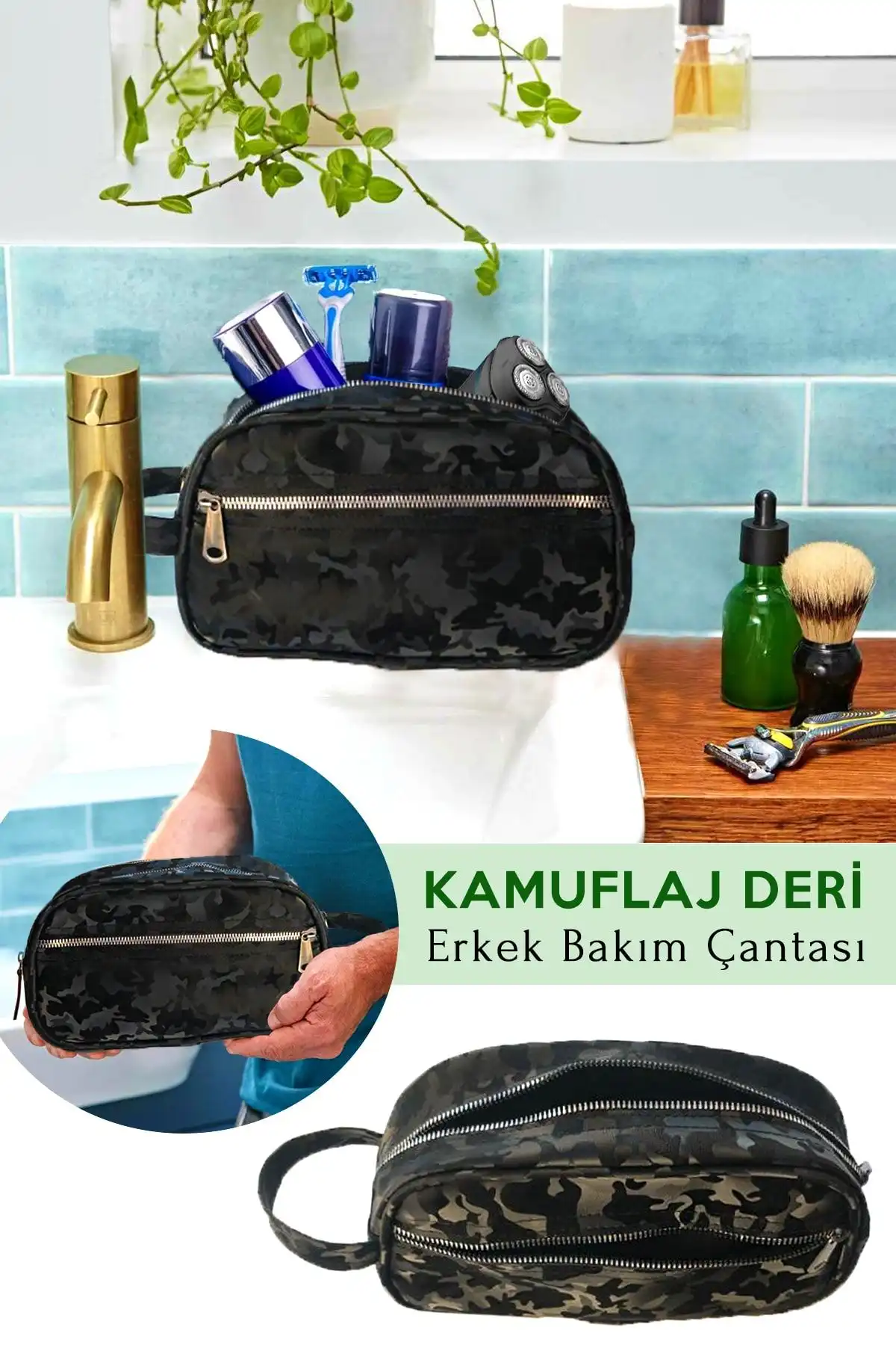Helen's Home Pratik Tıraş Ürünleri Düzenleyici Çanta: Kullanım Kolaylığı