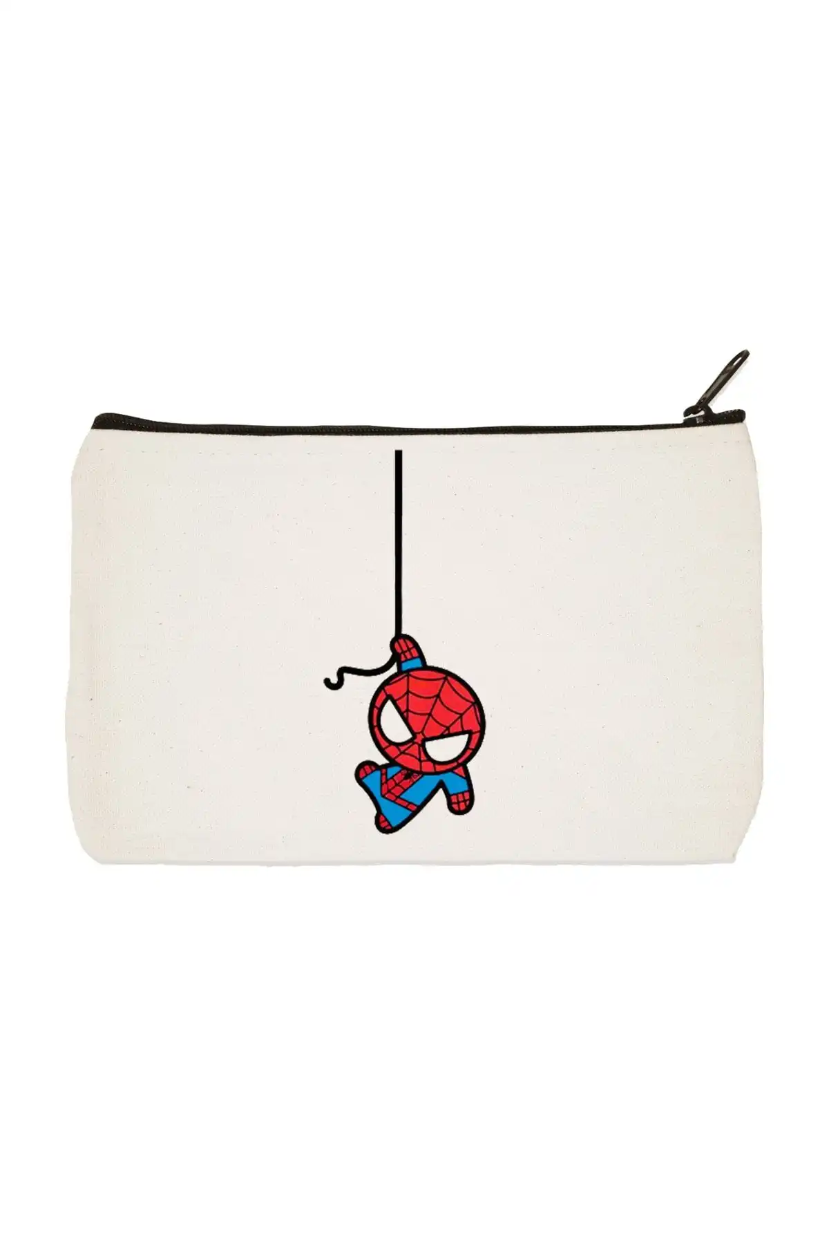Designedfy Clutch Spiderman Baskılı Bez Makyaj Çantası Hakkında Bilgi