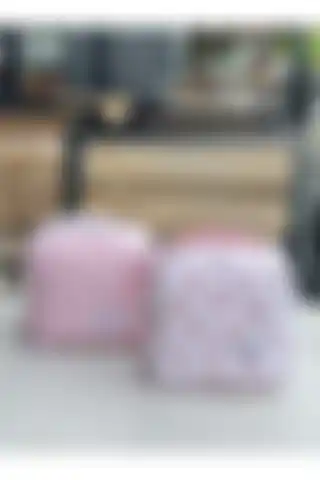 Batekso 2'li Mini Gül Desenli Makyaj Çantası ile Pratik Seyahat Çözümü