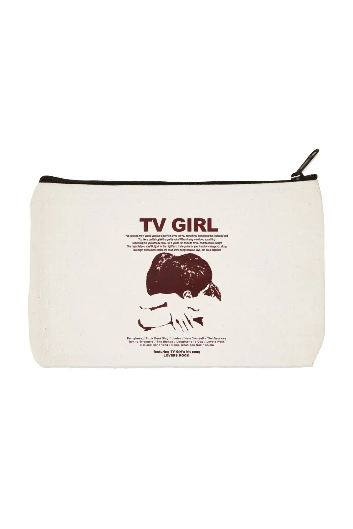 designedfy Clutch Tv Girl 2 Baskılı Bez Makyaj Çantası Hakkında Bilgi
