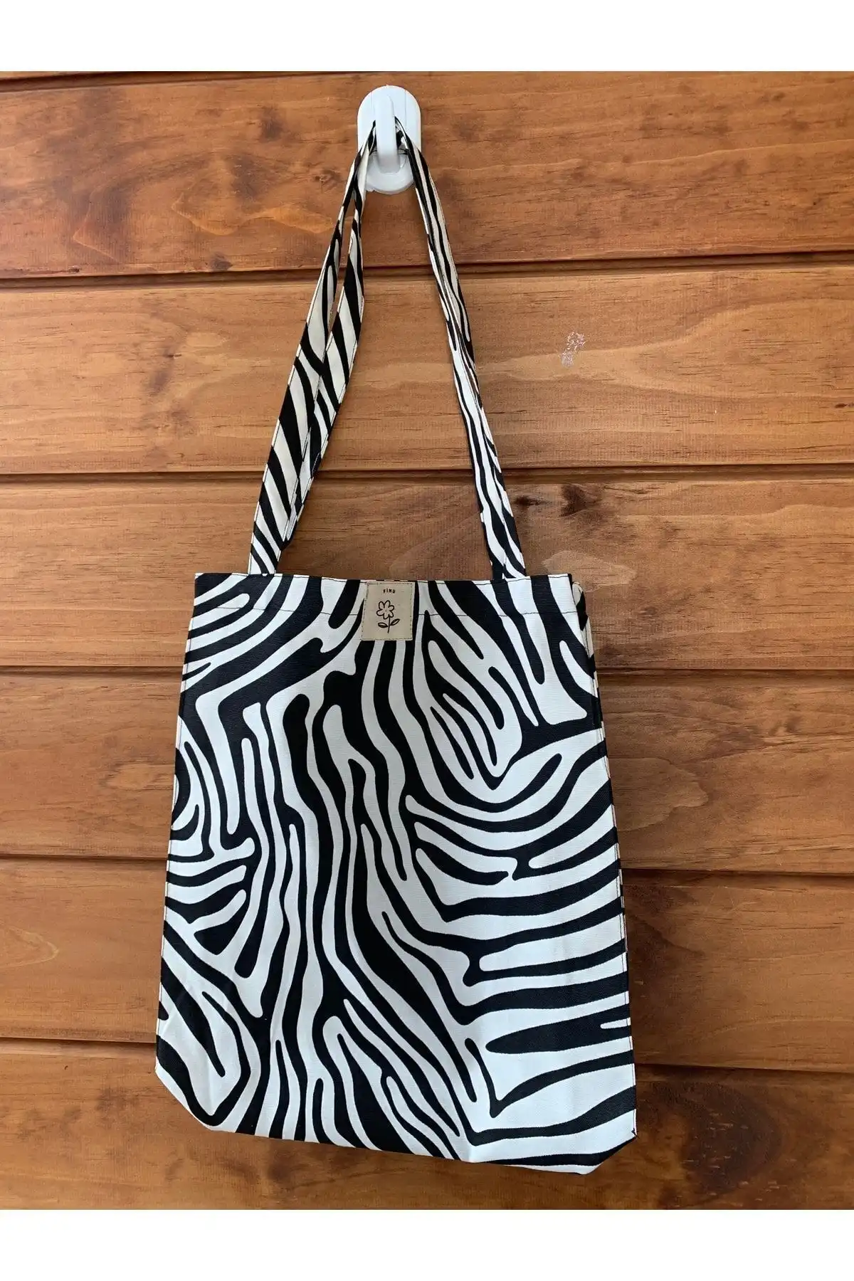 fimugift Zebra Körüklü Bez Çanta: Şıklık ve Fonksiyonellik Bir Arada
