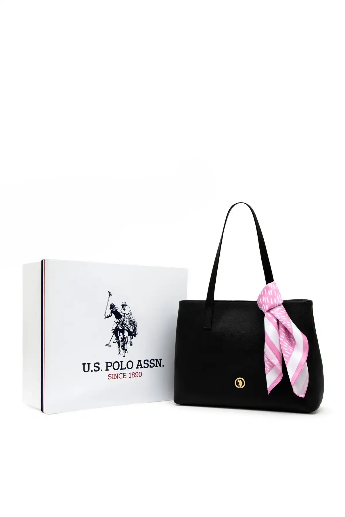 U.S. Polo Assn. Kadın Kutulu Fularlı Hediyelik Siyah Kol Çantası İncelemesi