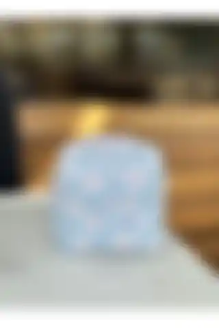 Batekso Açık Mavi Papatya Desenli Makyaj Çantası - Estetik ve Fonksiyonel