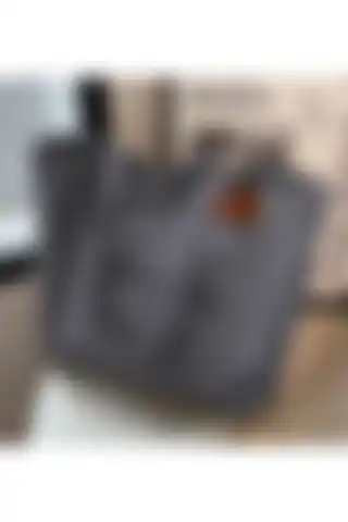 DE PLEINCanuas Gri Organik Kanvas Kumaş Tote Çantası Hakkında Detaylı İnceleme