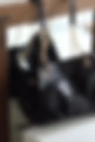 Moom Bag Kadın Siyah Büzgülü Yumuşak Zincir Detaylı Omuz Çantası