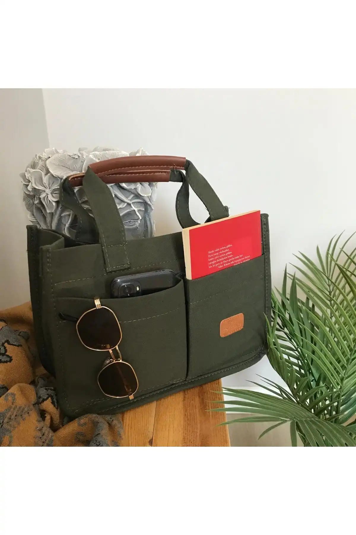 Gabies Kadın Kanvas Haki Renk Tote Bag İncelemesi: Şıklık ve Kullanışlılık