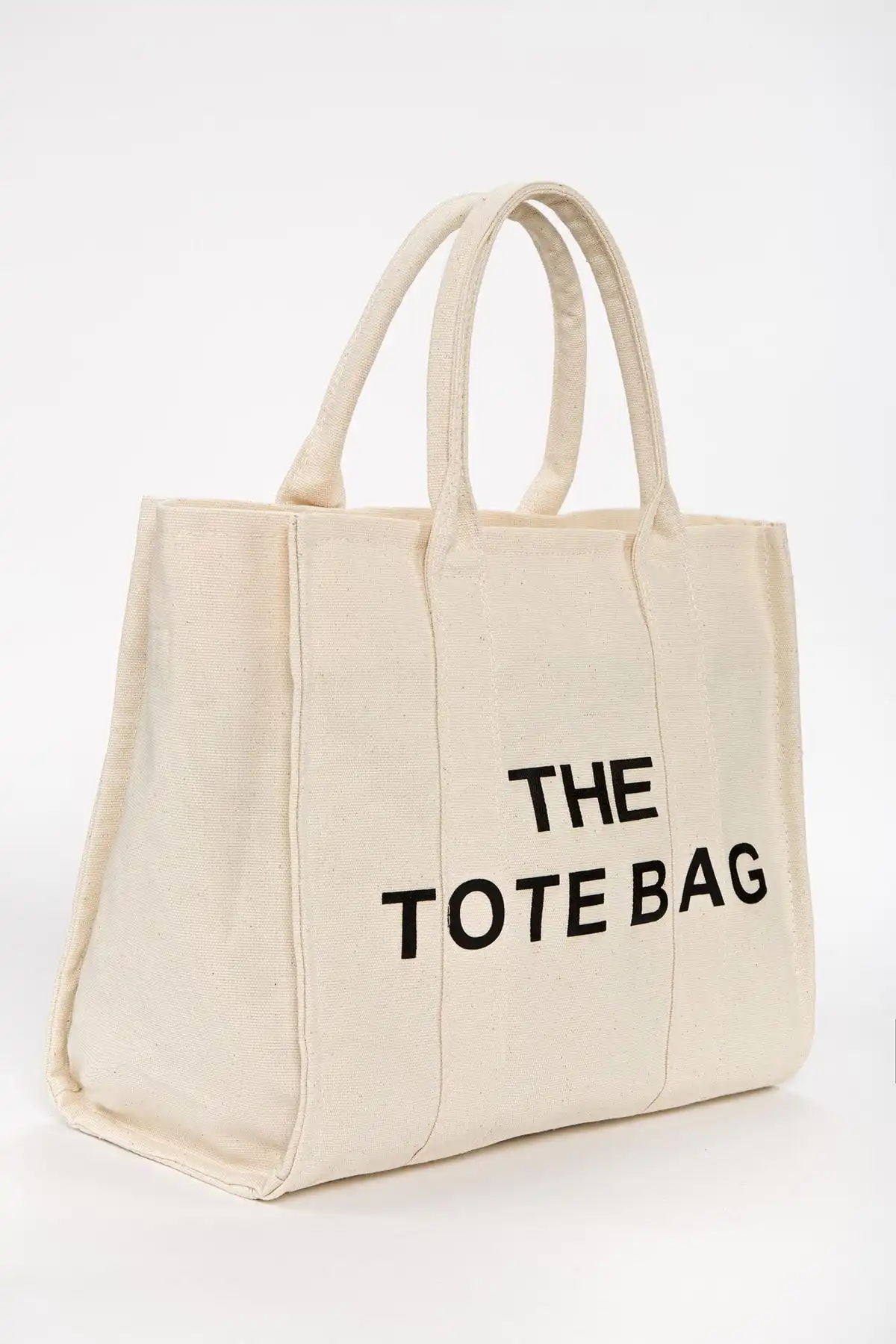 Eliza Organik Kanvas Kumaş Kadın Tote Bag Hugo ile Şıklığı Yakalayın