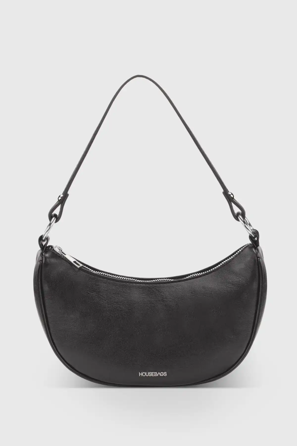 Housebags Kadın Siyah Yarım Ay Kol Çantası: Modern ve Şık Kullanım