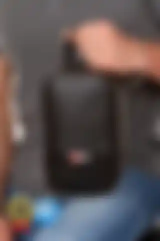 Newish Adelina Siyah Deri Tıraş Seyahat Kozmetik Portföy El Çantası
