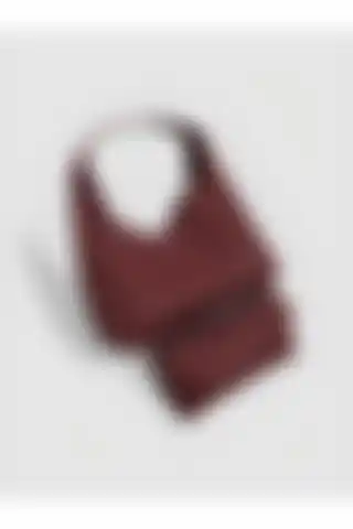 YMZBAG Kadın Bordo Suni Deri Fermuarlı Çanta ile Şıklık ve Fonksiyonellik